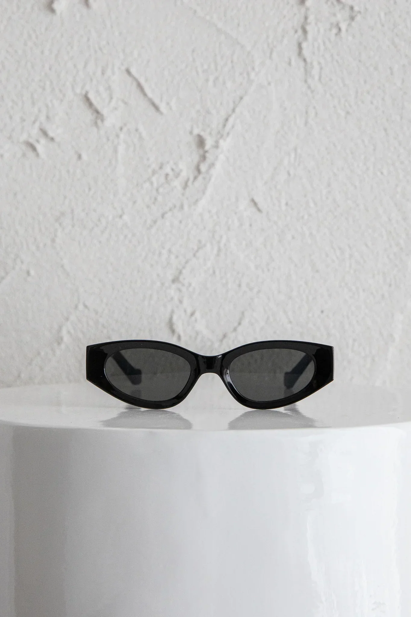 Janis Cat-eye Acetate Sunglasses Black