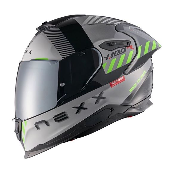 Nexx Y.100R Full-Face Helmet - FADE - Gray / BlackRef: NE0638-C44729