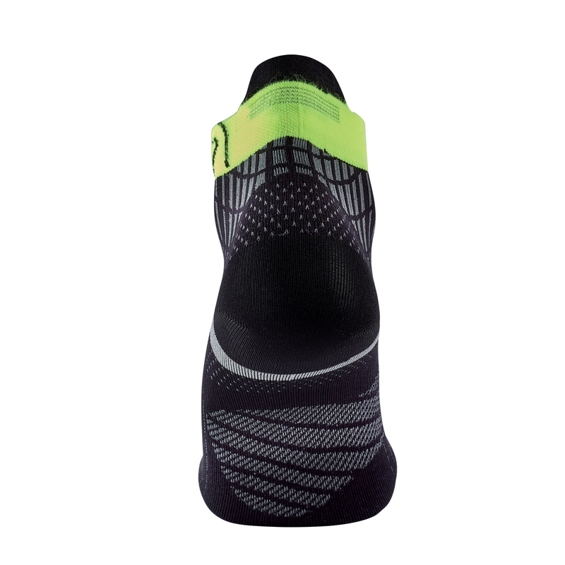 Sidas Run Feel Socks - black/yellow