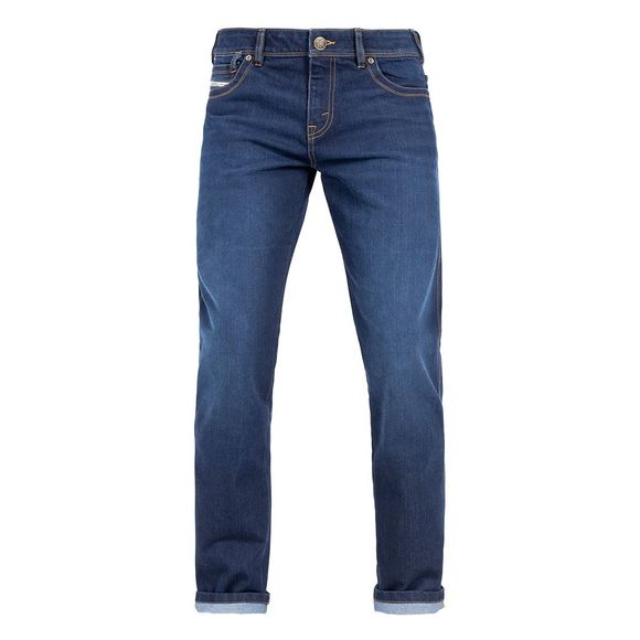 Jean Moto John Doe TAYLOR MONO L32 - Straight - Bleu / NoirRef : JDE0101