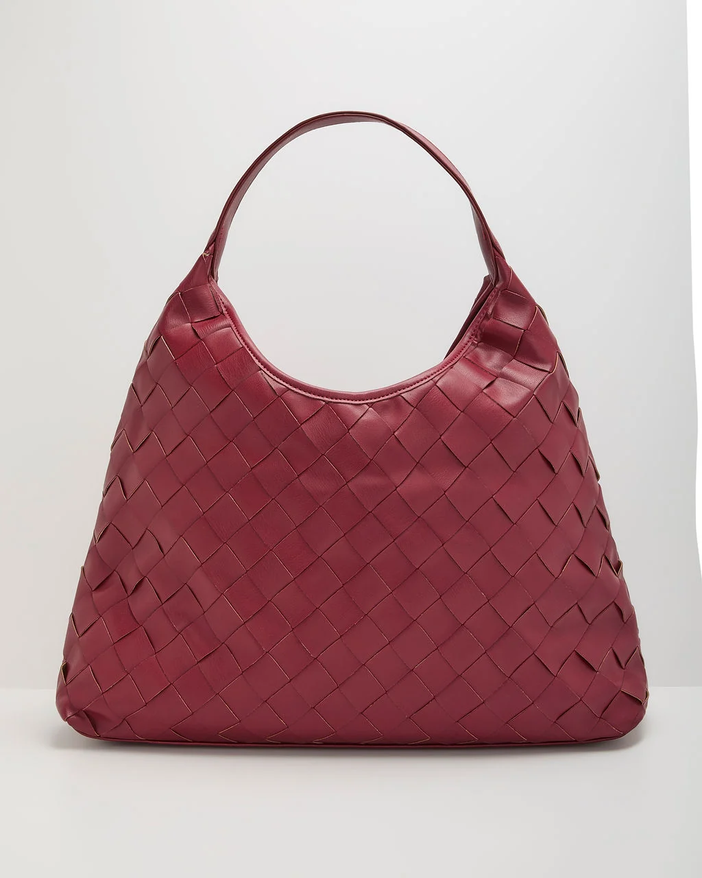 Ramina Woven Leather Shoulder Bag