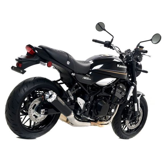 Silencieux Arrow REBEL DARK embout acierRef : 74506RBA