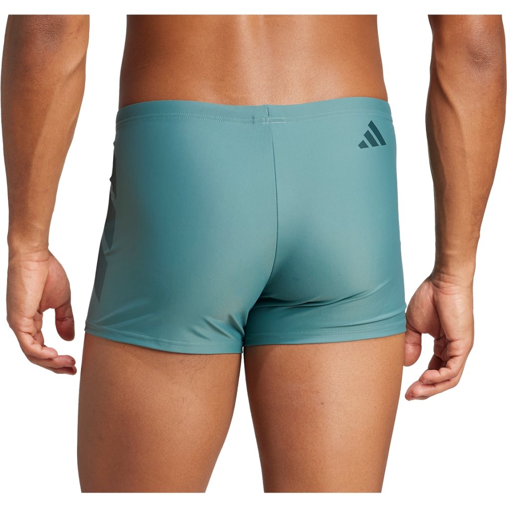 adidas Big Bars Swim Boxer Men - preloved teal JL5989