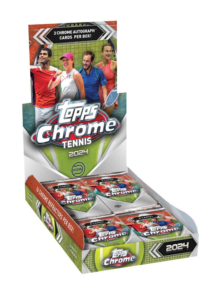 2024 Topps Chrome® Tennis - Hobby Box
