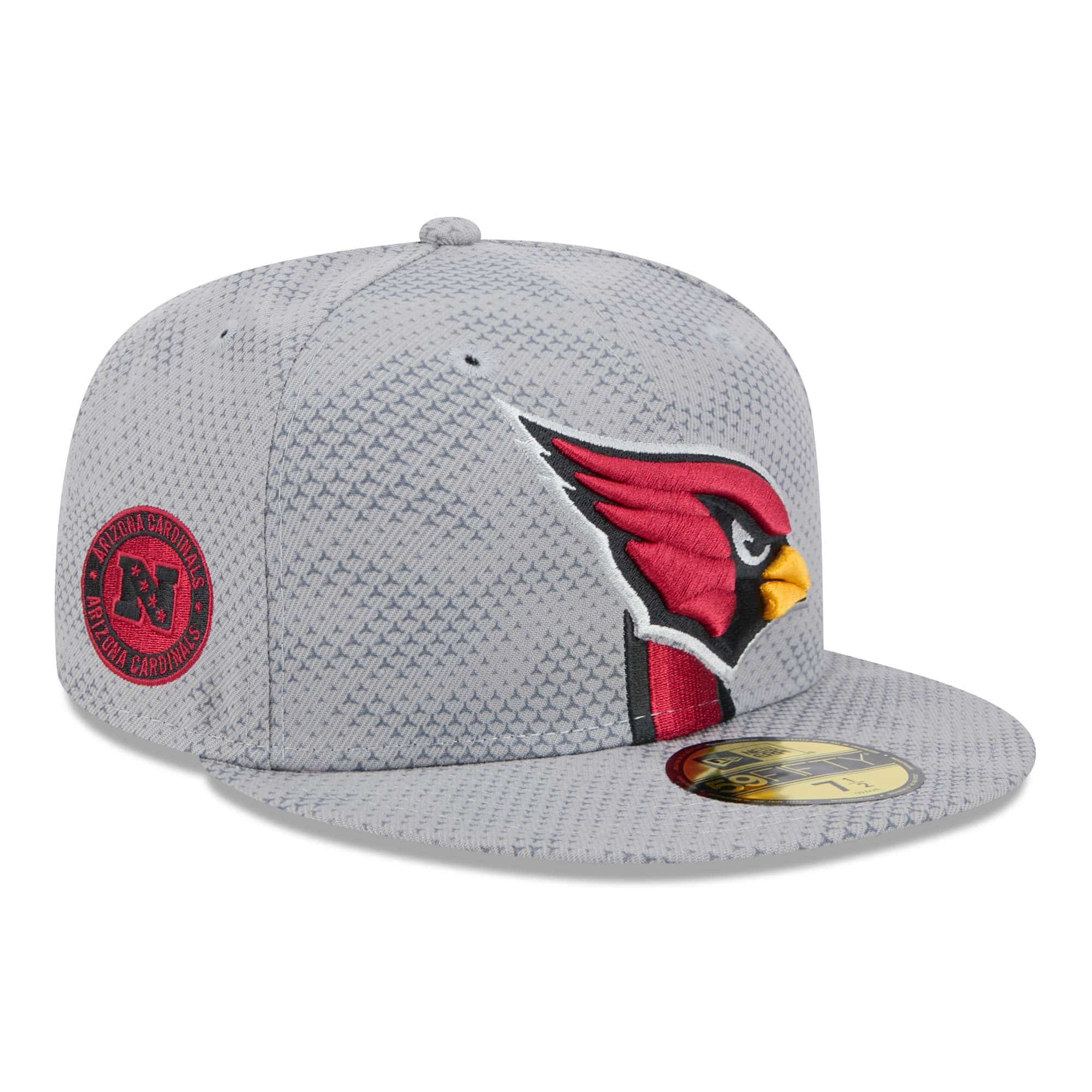 Arizona Cardinals 2024 NFL Sideline New Era 59FIFTY Fitted Cap Gray
