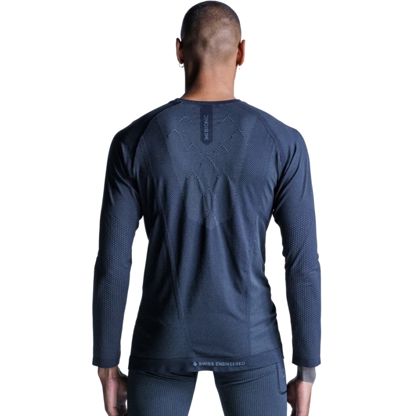 X-Bionic Xceed Run Longsleeve Shirt Men - x black/rhino grey