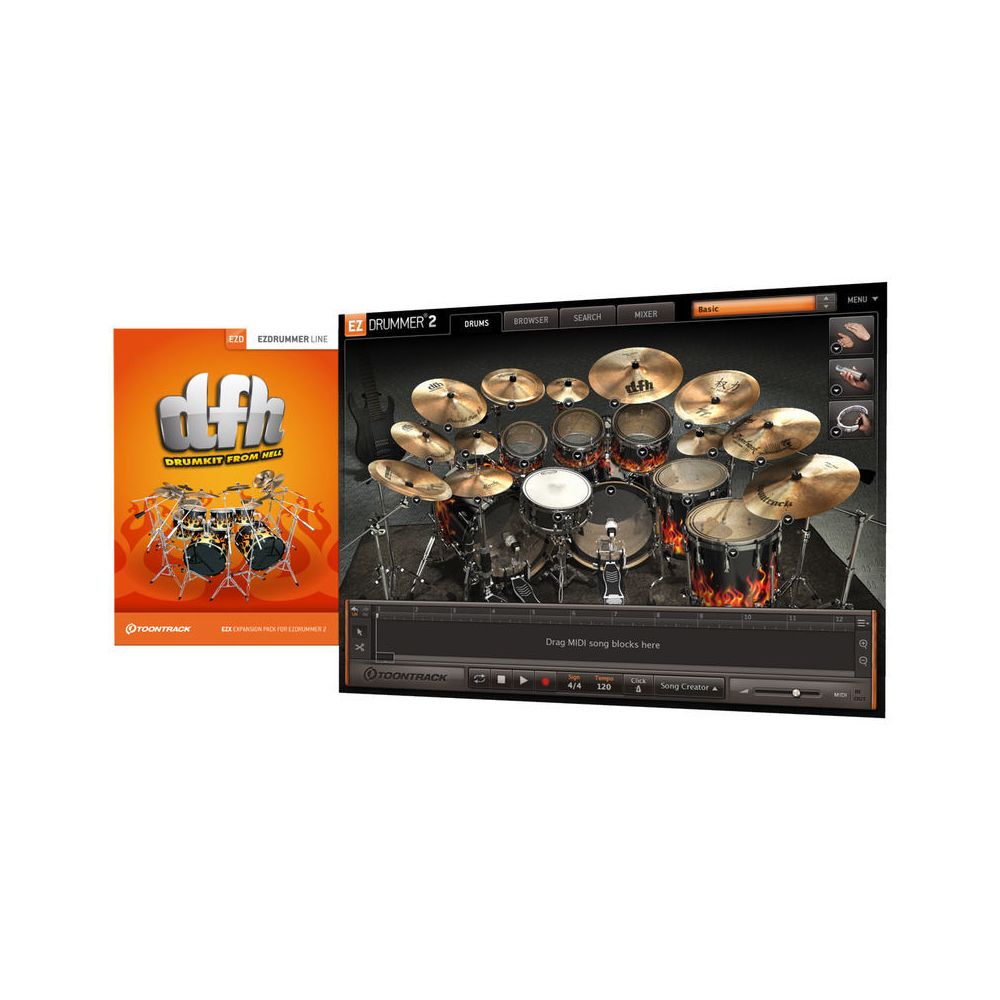 Toontrack EZX Drumkit From Hell – Thomann Ireland