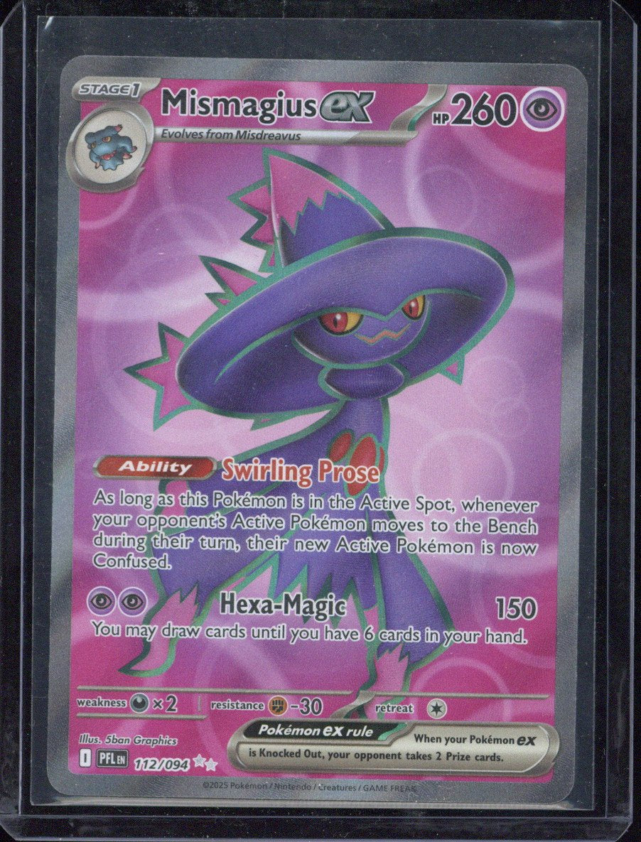 2025 Pokemon Phantasmal Flames Mismagius #112
