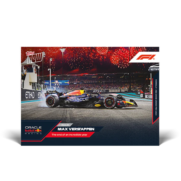 Topps UK - Max Verstappen - The end of an incredible year - F1 TOPPS NOW® Card #71