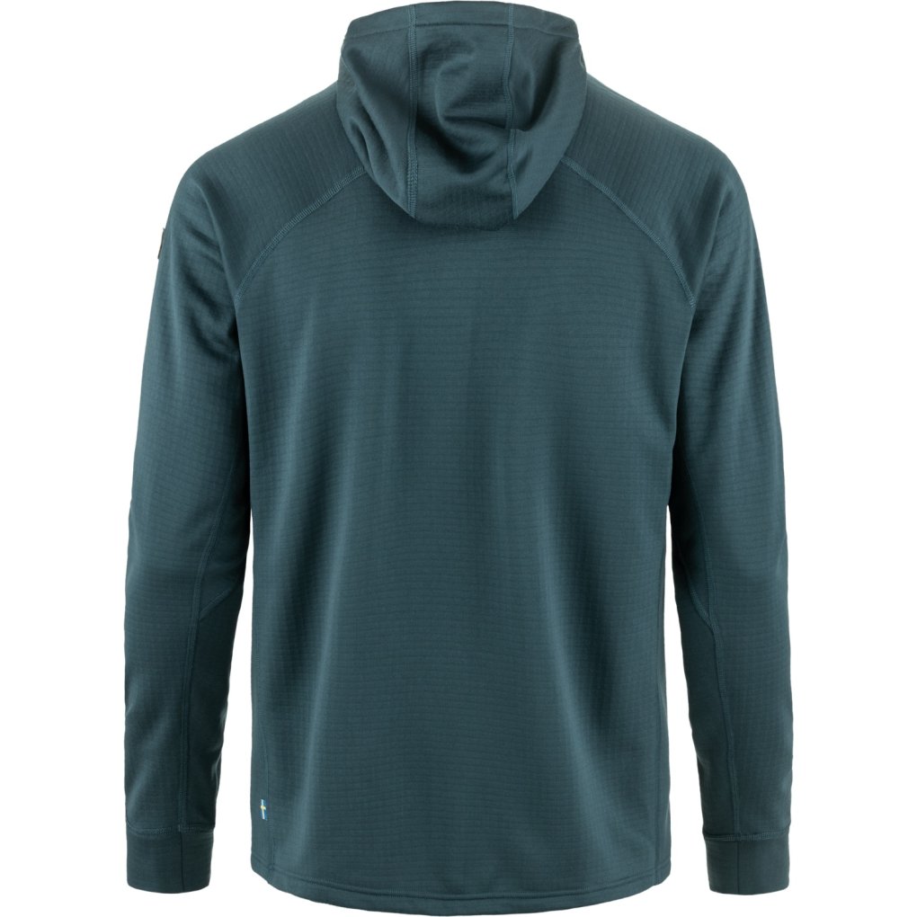 Fjällräven Abisko Grid Fleece Hoodie Men - mountain blue