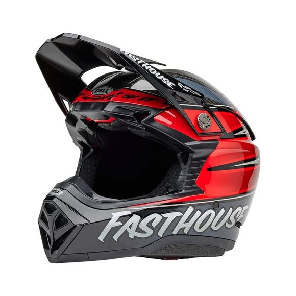 Casque cross Bell MOTO-10 SPHERICAL FASTHOUSE DITD 2026 - Noir / RougeRef : EL0728