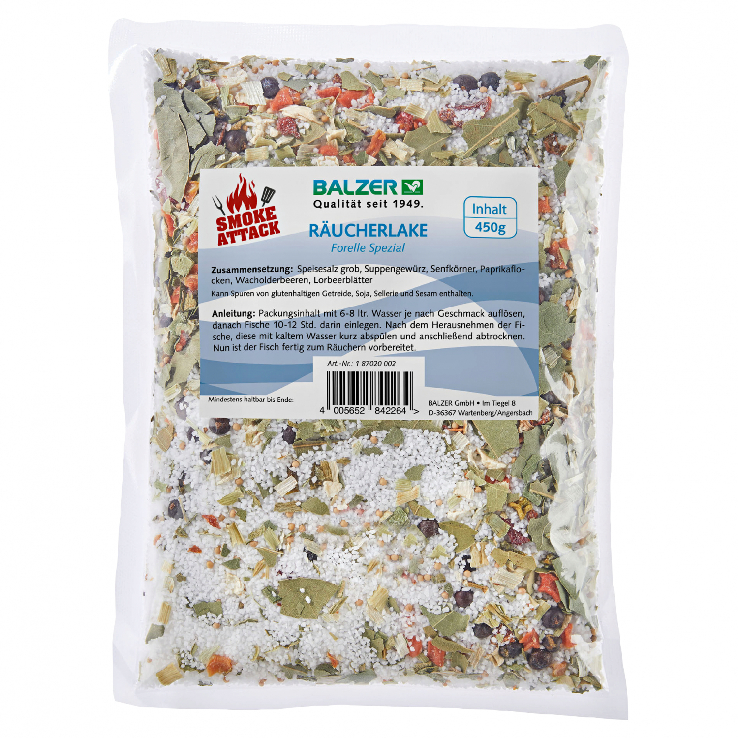 Balzer Smoker Brine (trout special)