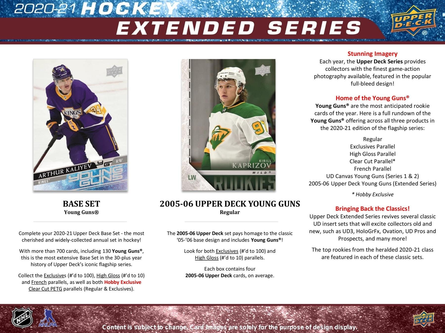 2020/21 Upper Deck Extended Series Hockey Hobby Box NHL