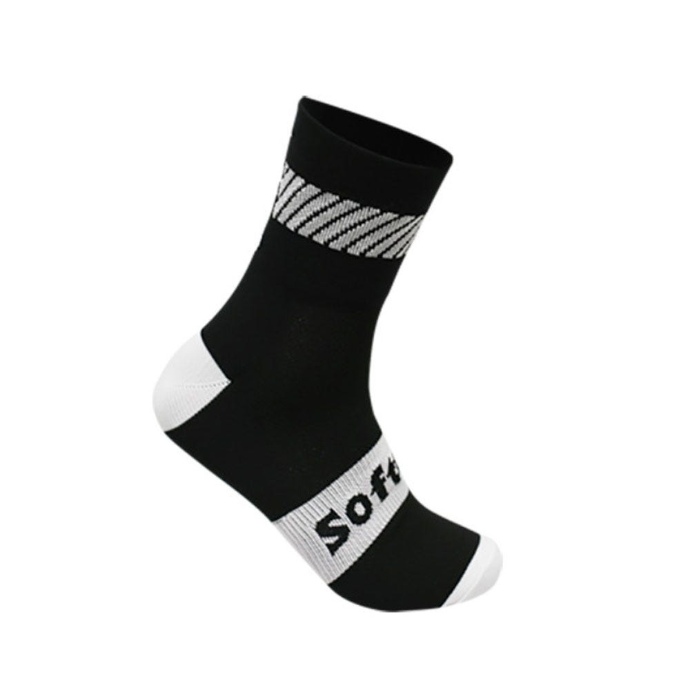 BLACK SOFTEE WALK SOCKS