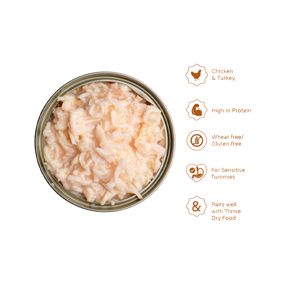 Thrive Complete Cat Food - Chicken Breast & Turkey - 12 x 75 g