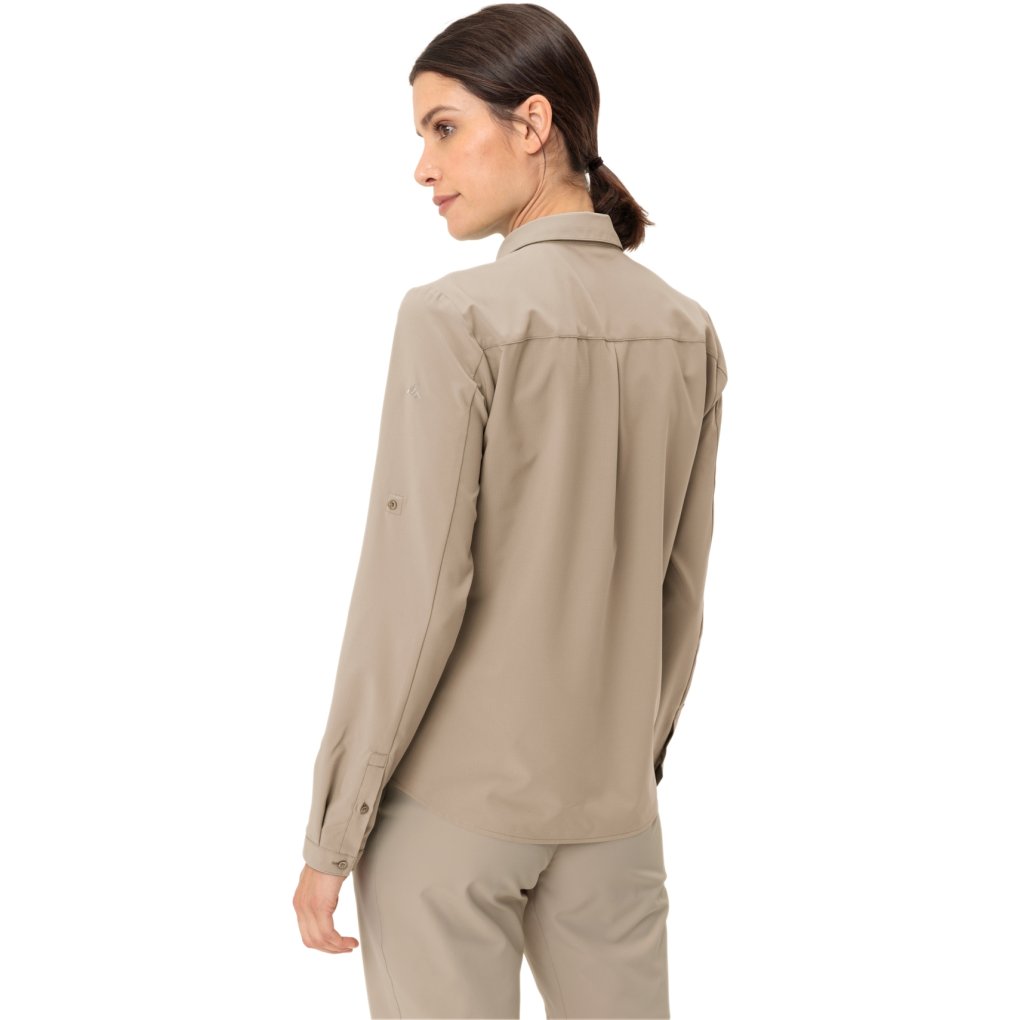Vaude Rosemoor Long Sleeve Shirt IV Women - linen