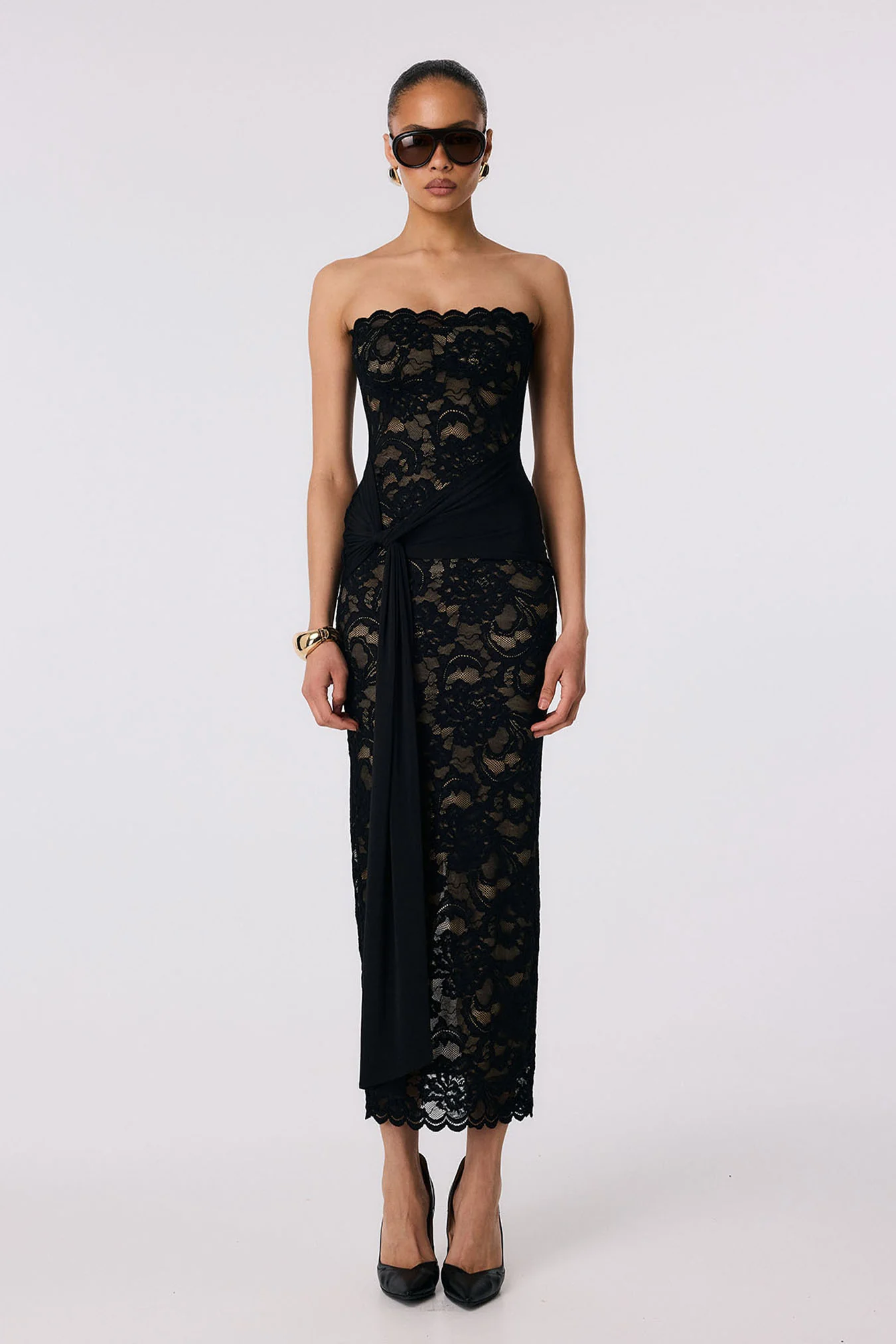 Ever After Strapless Midi