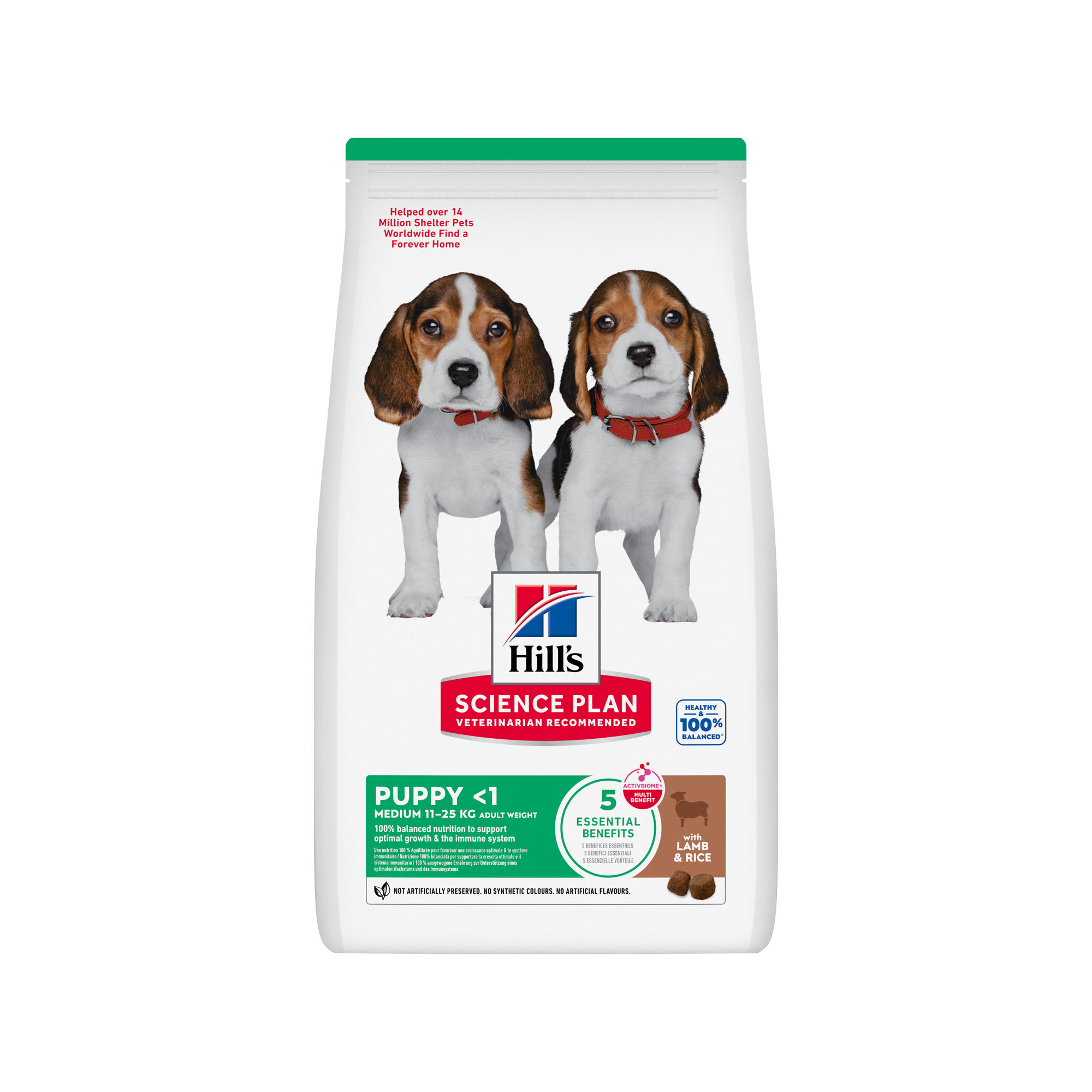 Hill's Science Plan - Puppy - Medium - Lamb & Rice - 2,5 kg