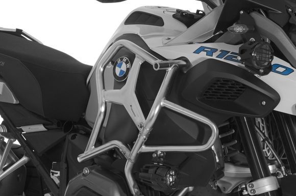 Touratech engine guard Extension for original crash bar - SilverRef: Trt00847A / 01-045-5165-0