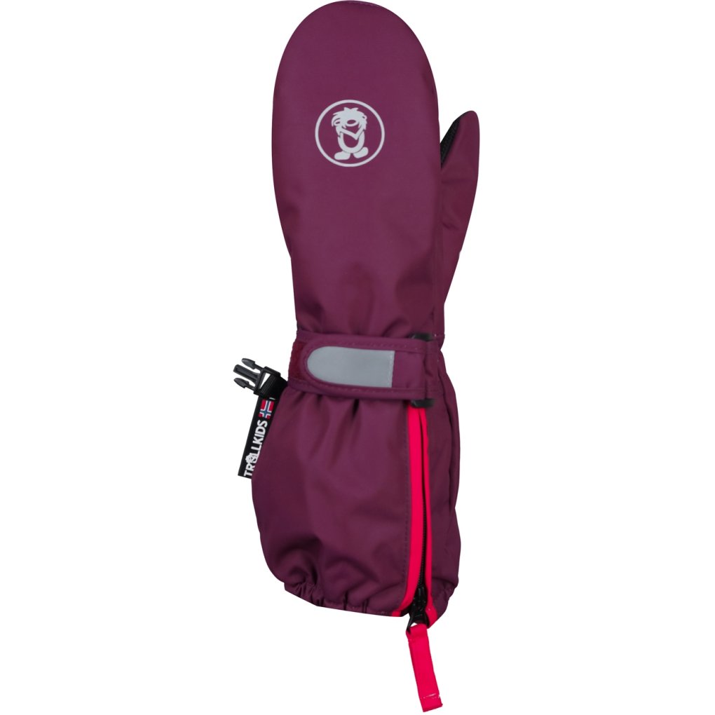 Trollkids Troll XT Mittens Kids - Redwood/Sweet Cherry