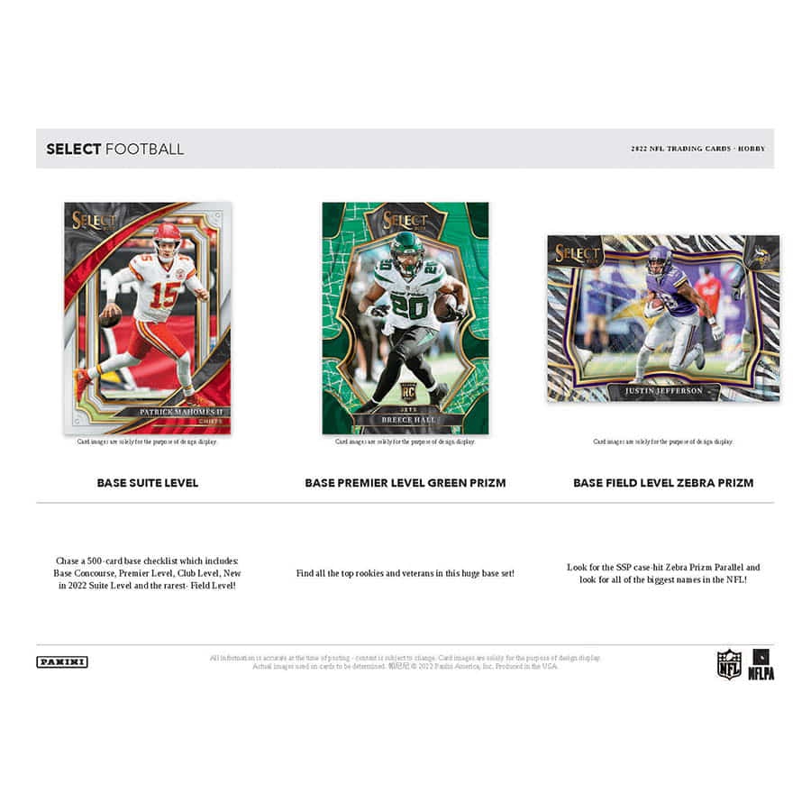 2022 Panini Select Football NFL Hobby Box