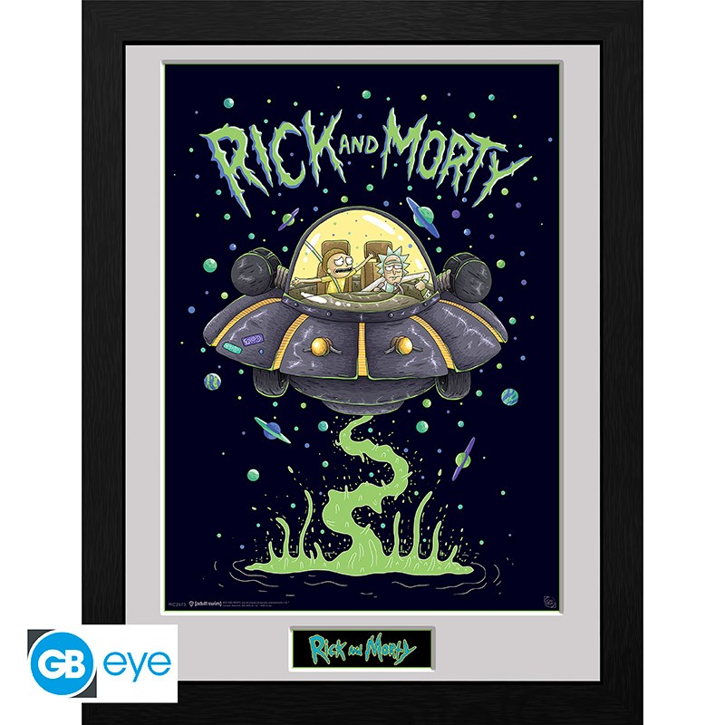 RICK AND MORTY Framed print Ship