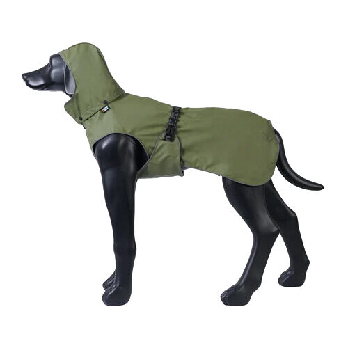 RukkaPets Streamy ECO Raincoat - Olive - 35