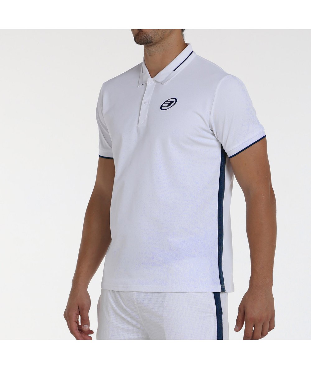 BULLPADEL LEIRO 25V WHITE POLO SHIRT
