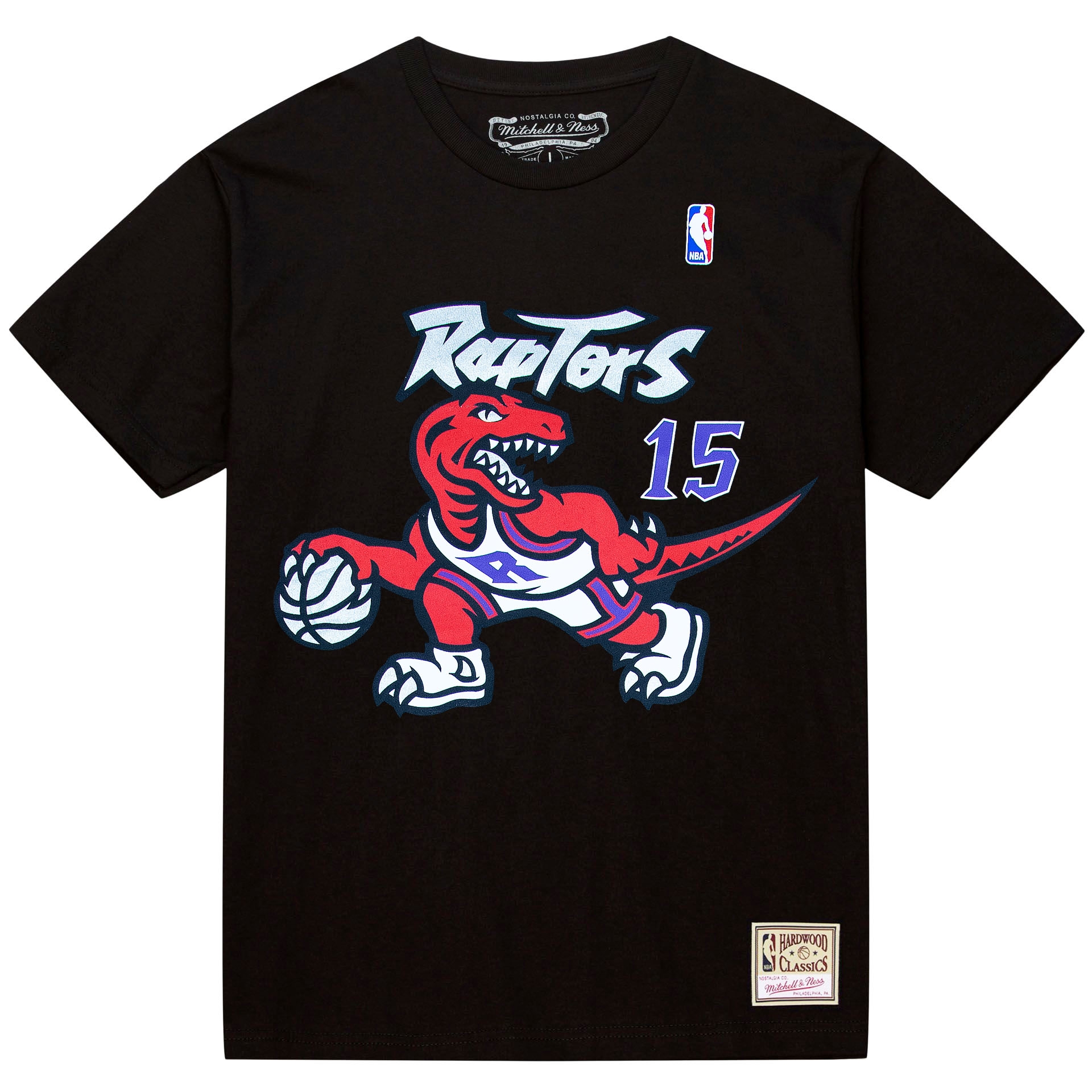 Vince Carter #15 Toronto Raptors Player NBA T-Shirt Black