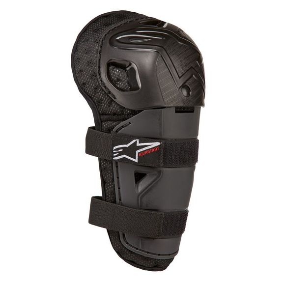 Alpinestars bionic action kickstart knee pads - black / redRef: AP3223 / 6540724-13-OS