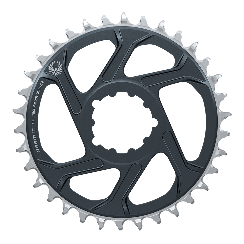 SRAM Eagle Chainring - Direct Mount | X-SYNC 2 | 11/12-speed | C3 - Offset 3mm | Lunar/Polar Grey