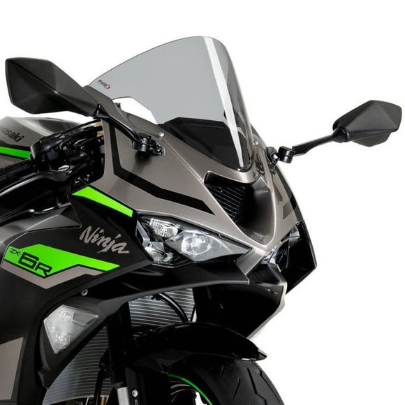 Puig R-RACER Windscreen (+5.5 cm) - GreyKAWASAKI 636 NINJA ZX -6R - 2024 - 2025Ref: PUI0553