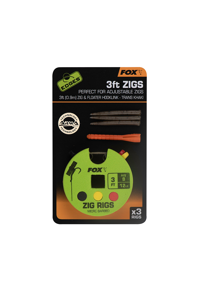 Fox EDGES™ Zig Rigs - 3ft (0.9m)