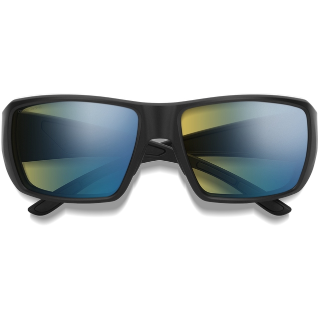 Smith Guide's Choice S ChromaPop Glass PolarChromic Glasses - Matte Black - Yellow Blue Mirror