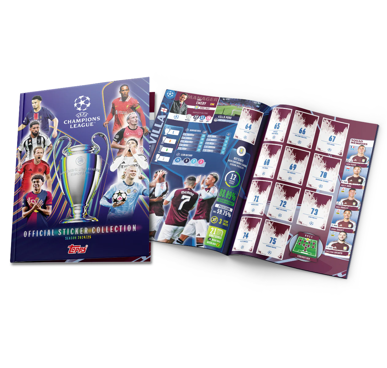 Champions League Stickers 24/25 - Hardback Album - online exclusive!
