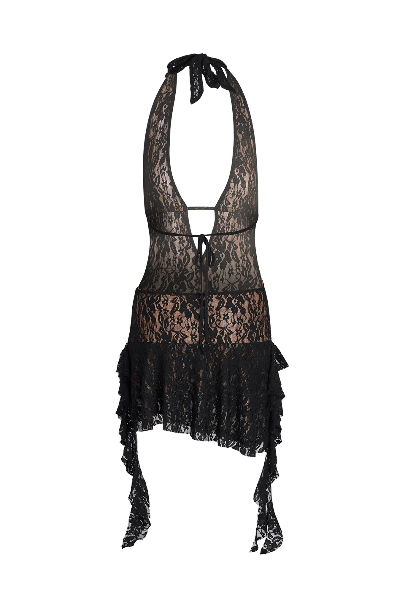 Irisia Lace Dress - Black