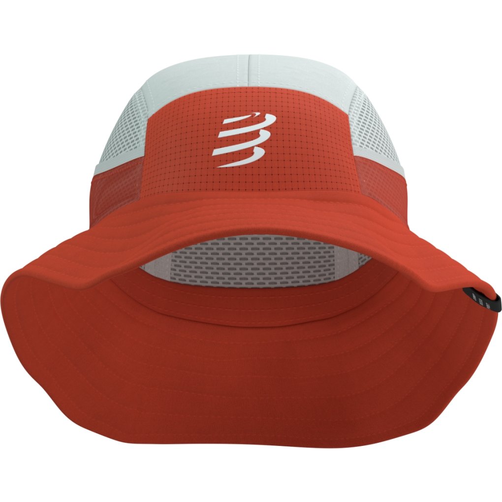 Compressport Ice Bob Sun Hat - tigerlily/star white
