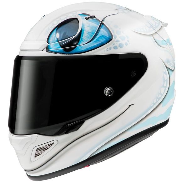 HJC RPHA 12 Full-Face Helmet - LIGHT FURY UNIVERSAL - White / BlueRef: HJ1287