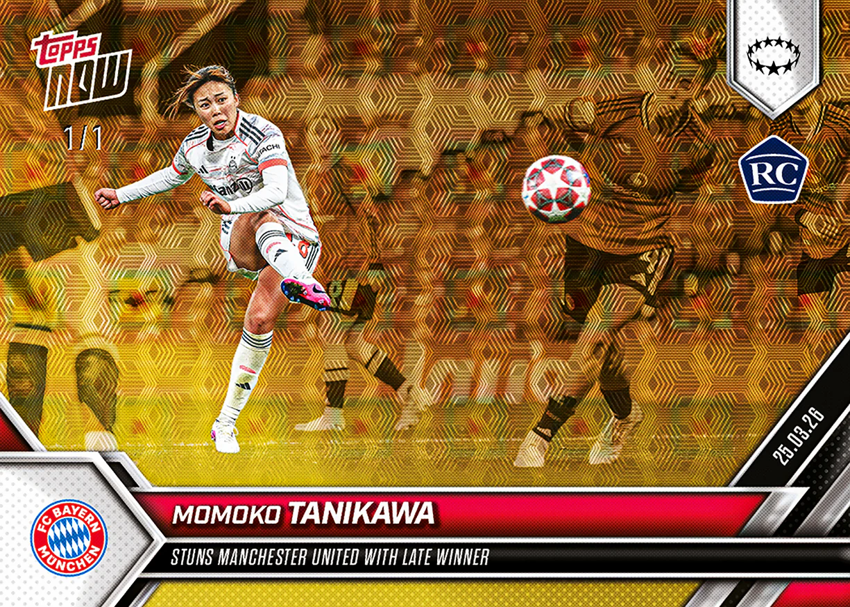 Momoko Tanikawa - 2025-26 UWCL Topps NOW® - Card 25