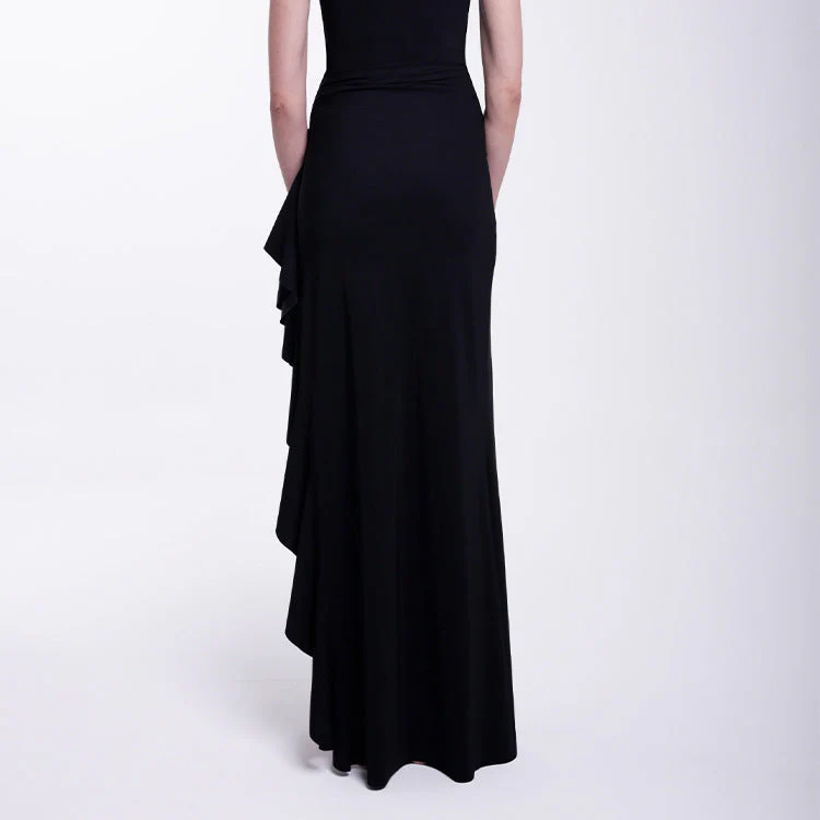 Eclipse Swimsuit Wrap Skirt - Black