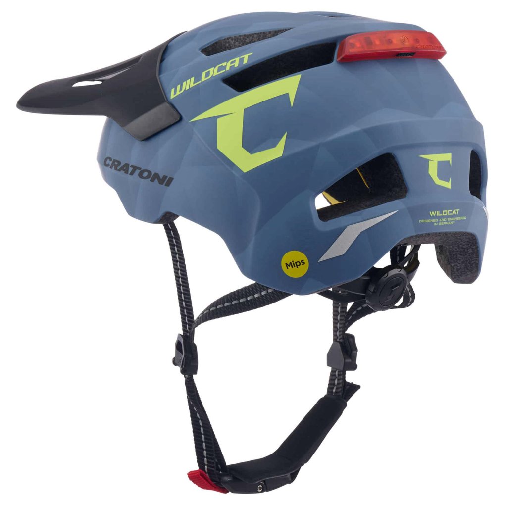 CRATONI WildCat MIPS Bike Helmet Kids - steelblue matt