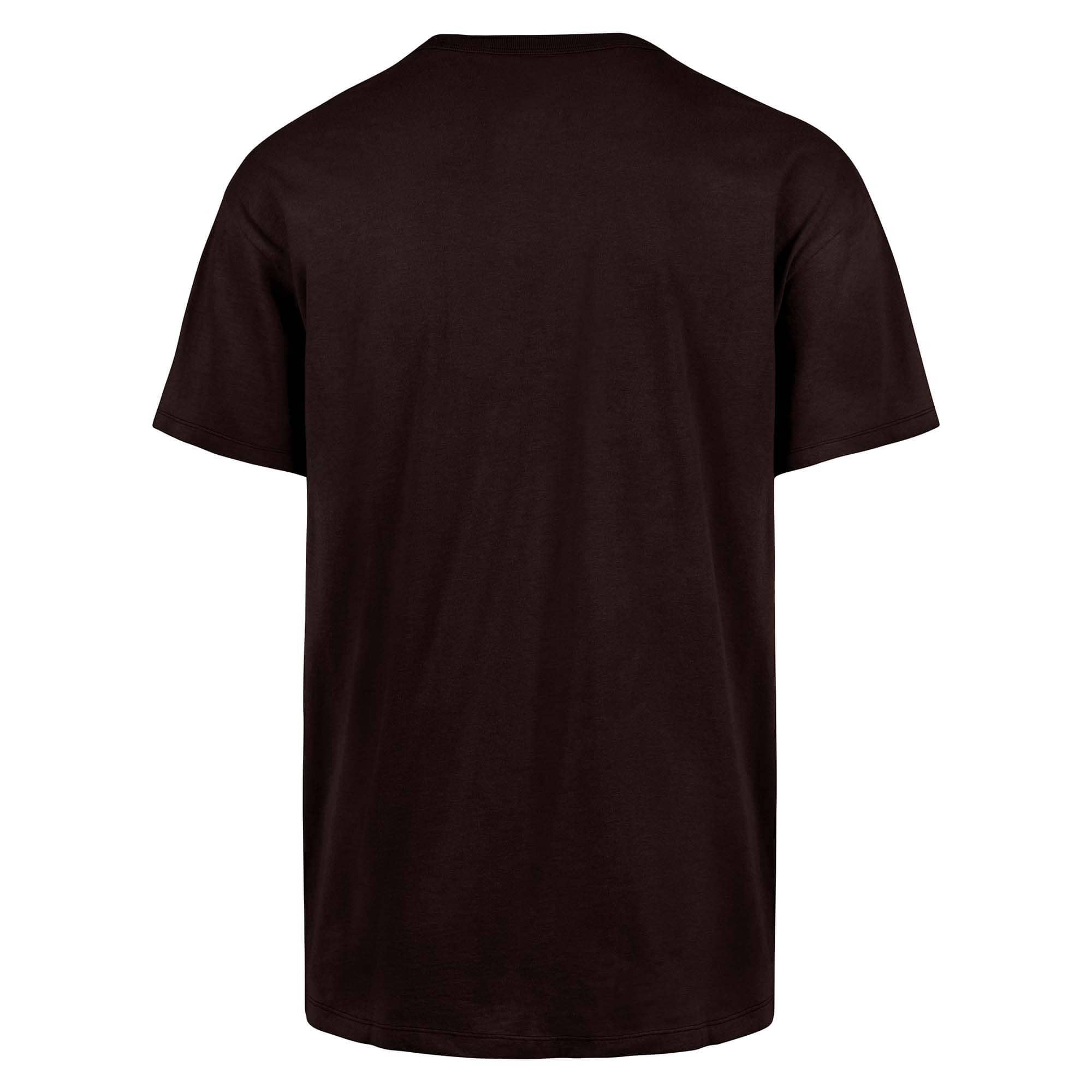 Chicago Blackhawks Arch Logo '47 Drop Shoulder NHL T-Shirt Brown
