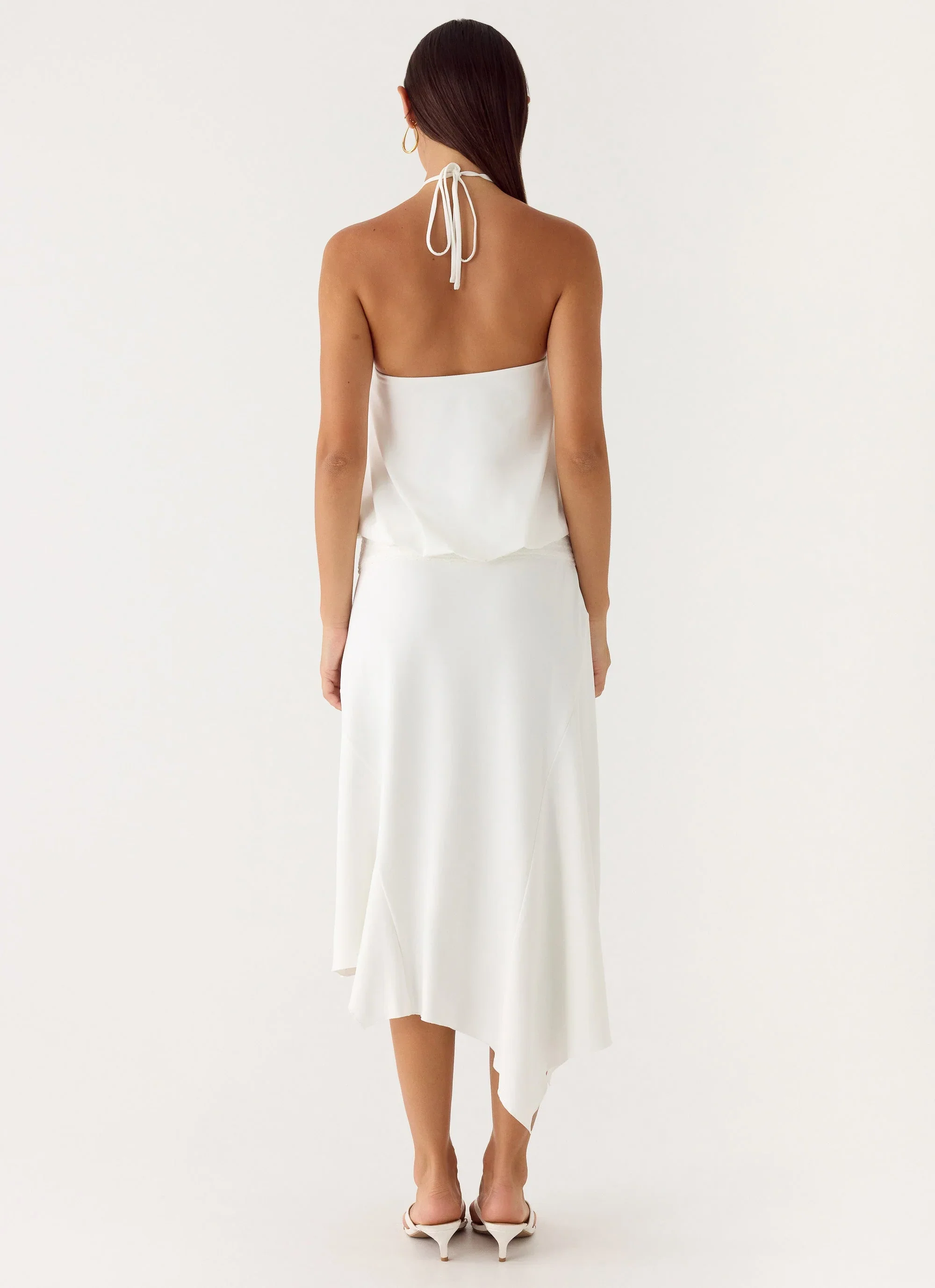 To The Girls Midi Dress - White