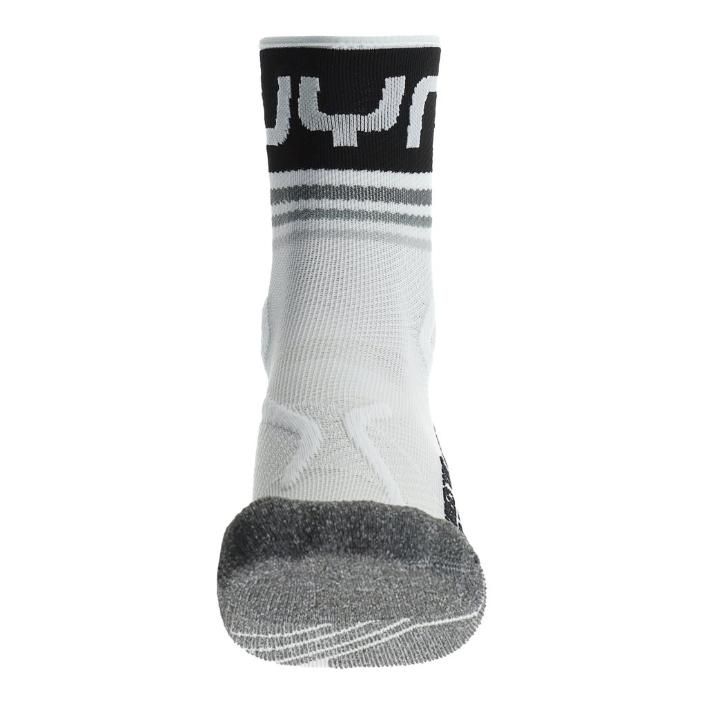 UYN Runner's One Short Cut Socks Men - White/Black