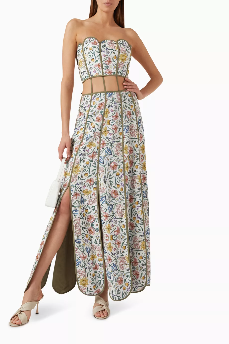 Raina Midi Dress in Linen