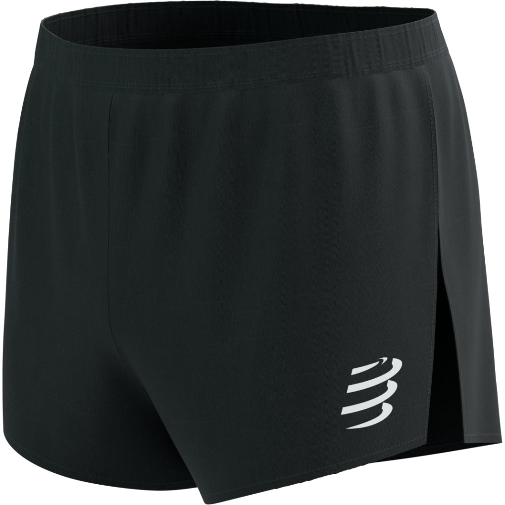 Compressport Racing Split Shorts Men - black