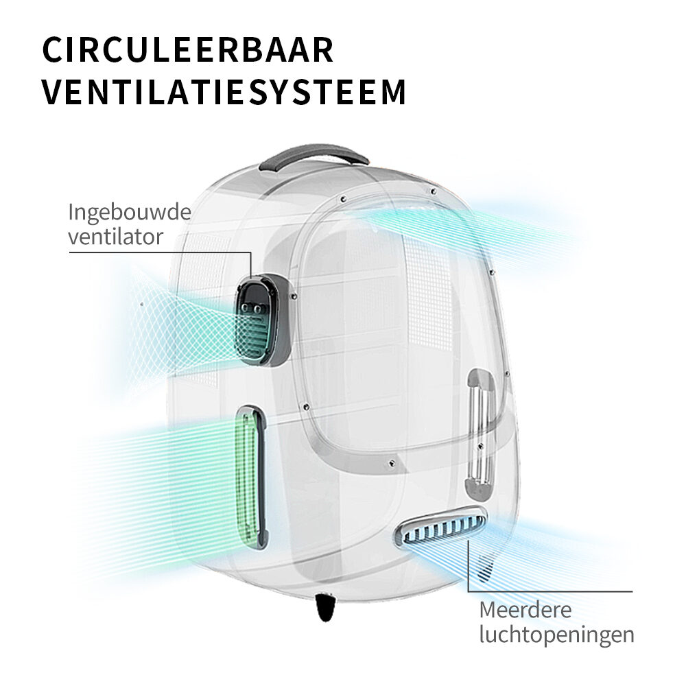 PETKIT Breezy2 Smart Cat Carrier - White - 33 x 30,5 x45,7 cm
