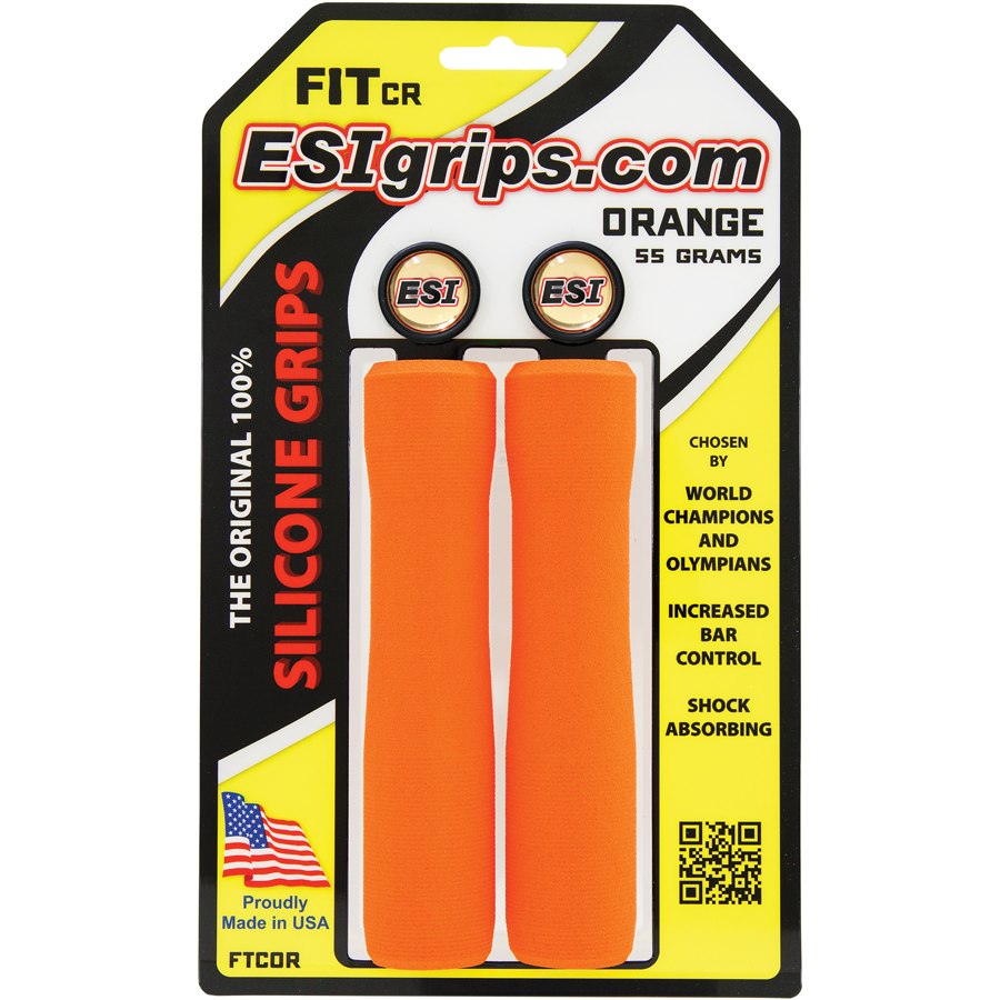 ESI Grips Fit CR Handlebar Grips - Orange