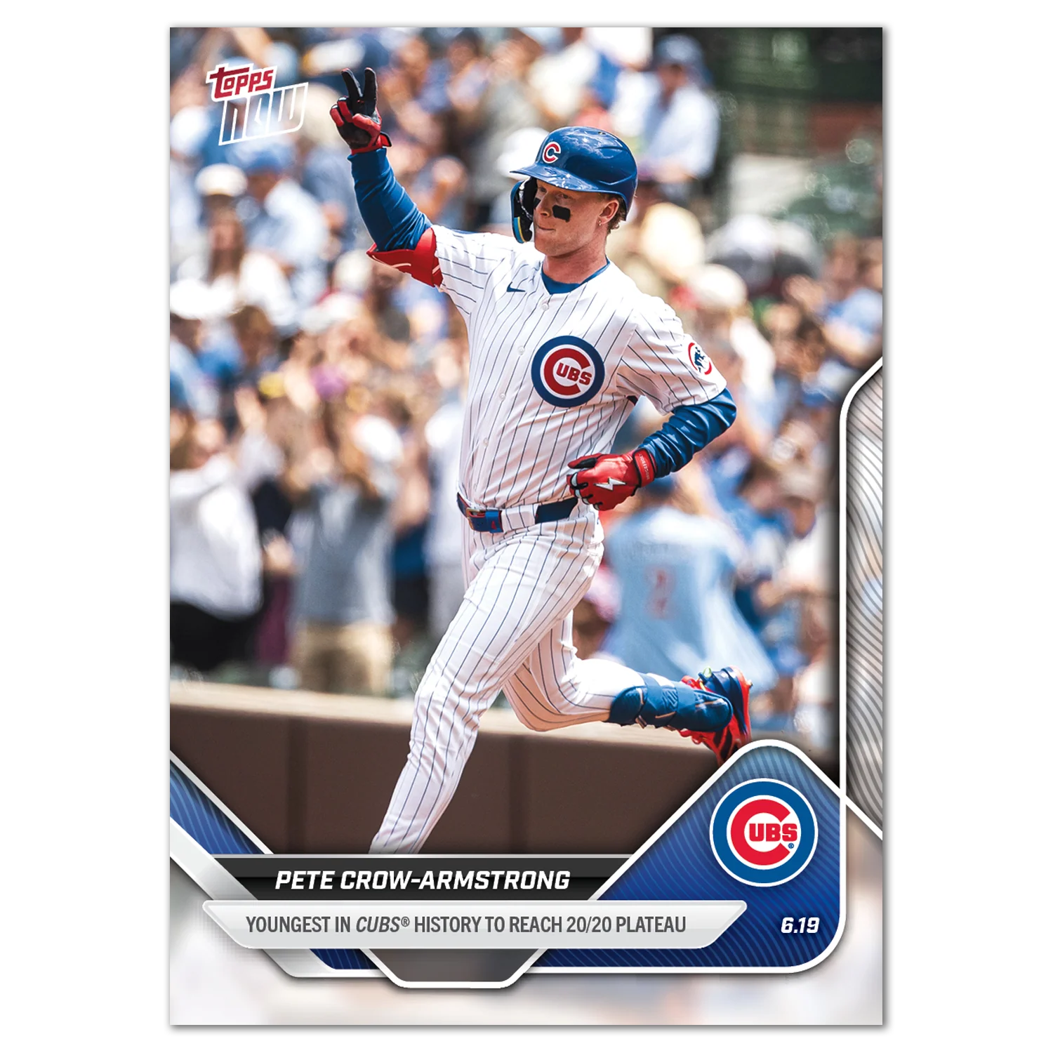 Pete Crow-Armstrong - 2025 MLB Topps NOW® - Card 319 - LOOK FOR AUTOS