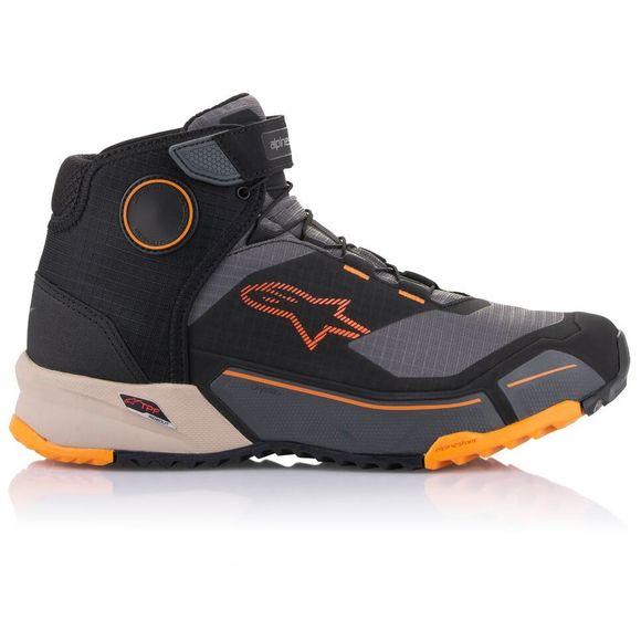 Alpinestars Cr -X Drystar Motorcycle Sneakers - Black / OrangeRef: AP12637-C61021